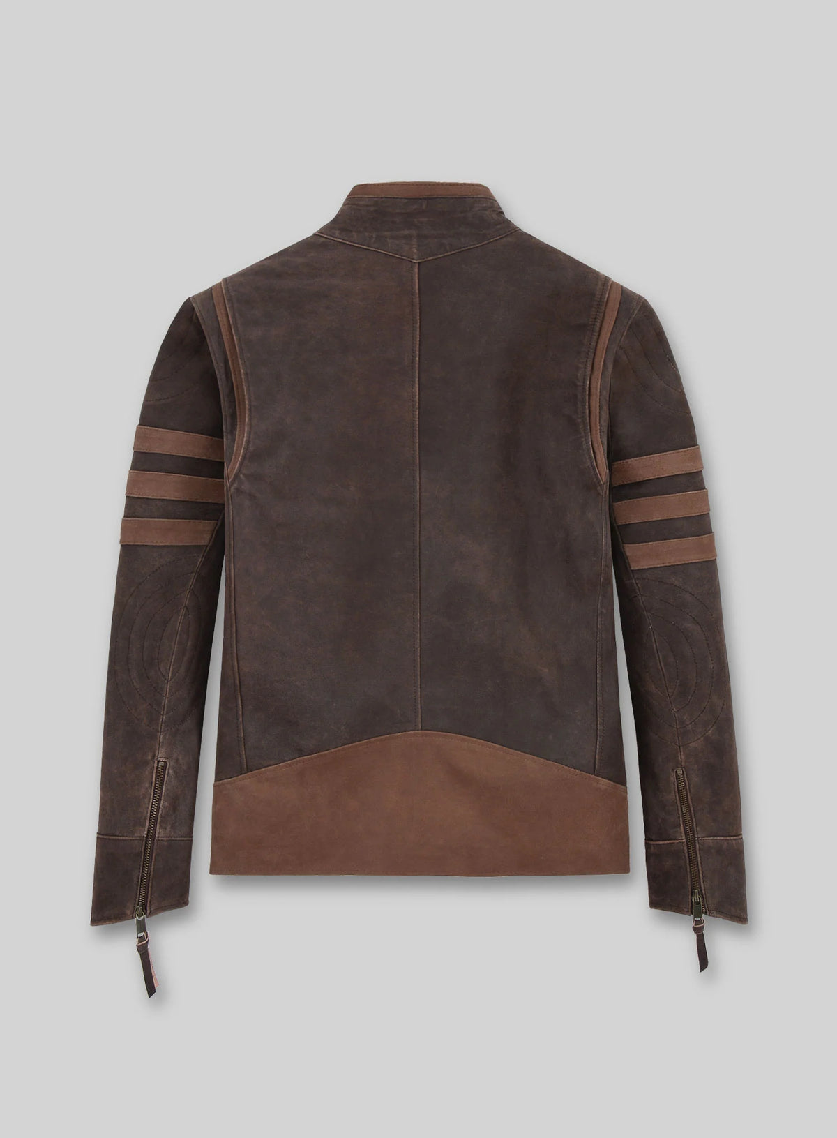 X-Men Origins Wolverine Leather Jacket – Hugh Jackman Logan Brown Movie Jacket