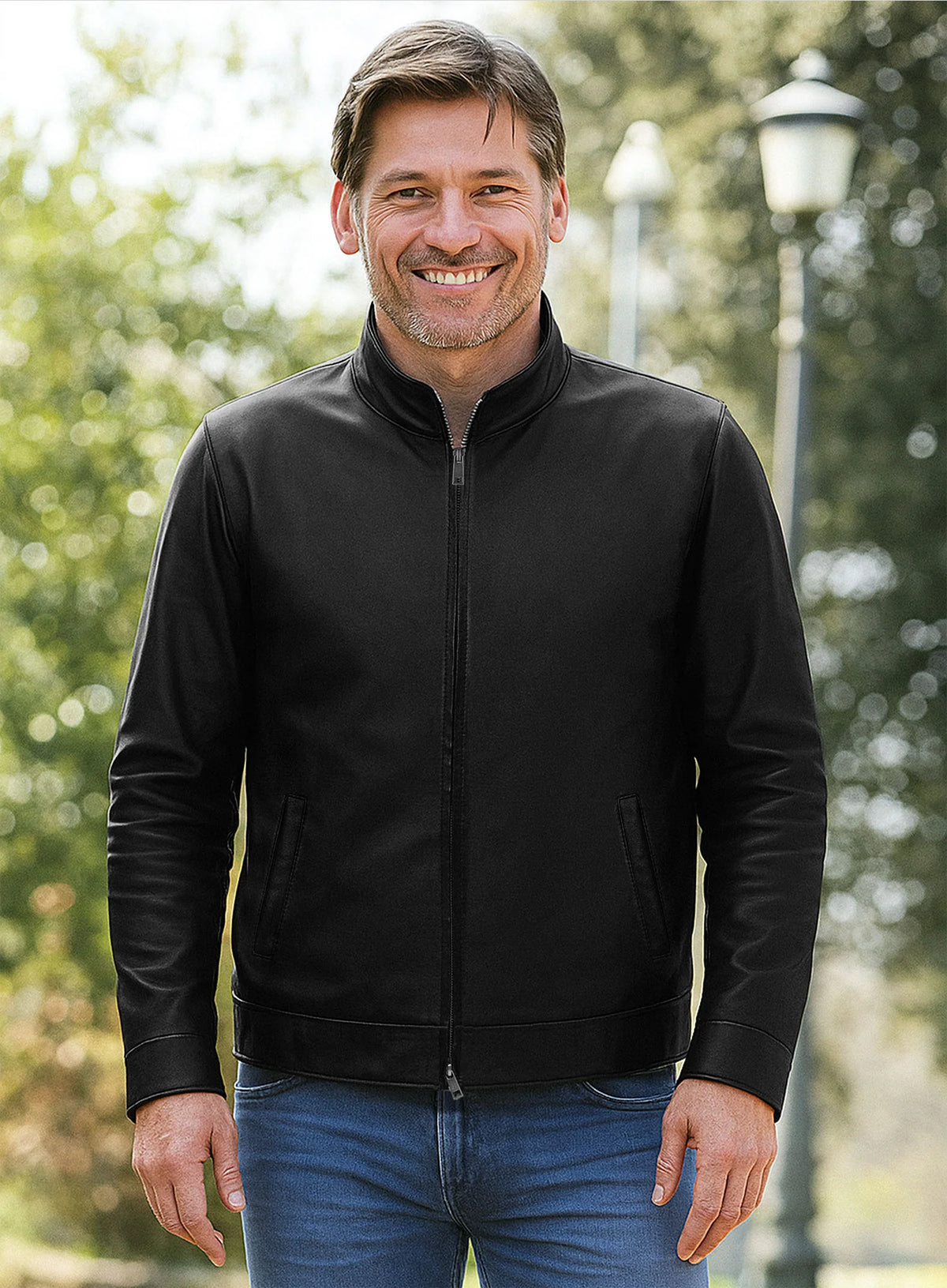 Nikolaj Coster Waldau Leather Jacket - Iron Crest Leather