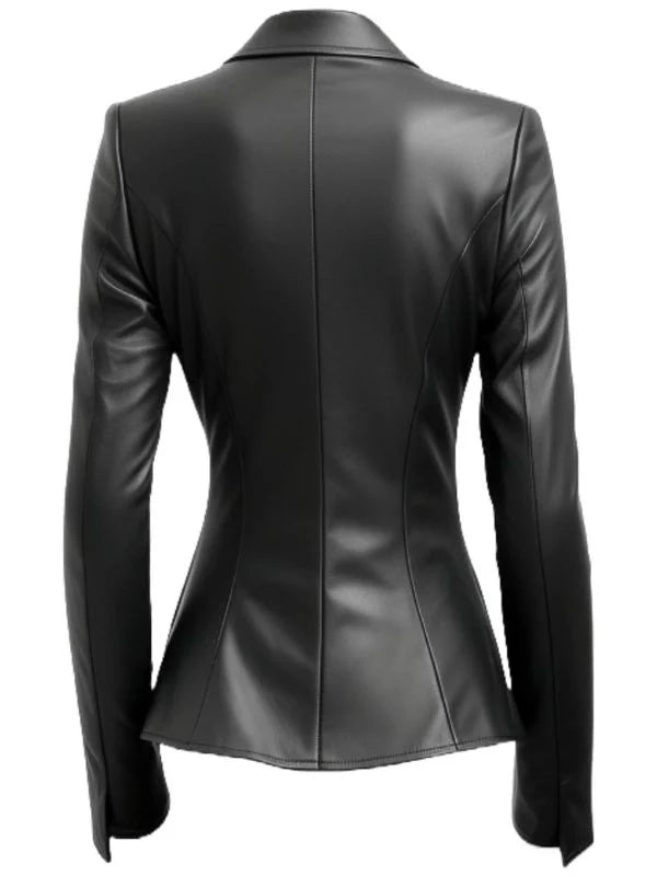 Eliza Ray Black Leather Jacket – Stylish Women’s Real Leather Outerwear