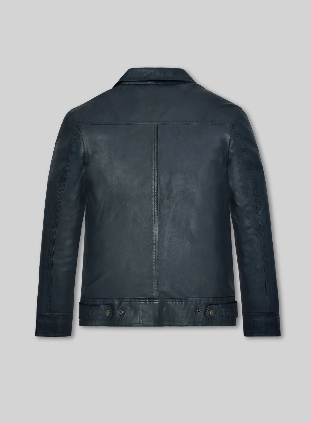 Winsor Blue Lucas Bravo Emily In Paris Lambskin Leather Jacket