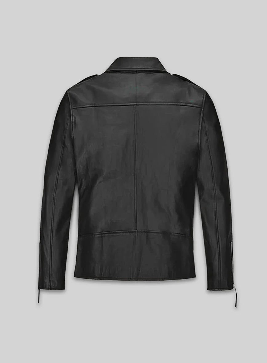 Ansel Elgort Leather Jacket #2