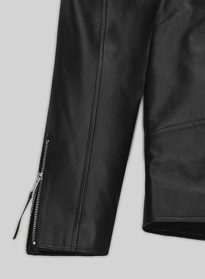 Ansel Elgort Leather Jacket #2