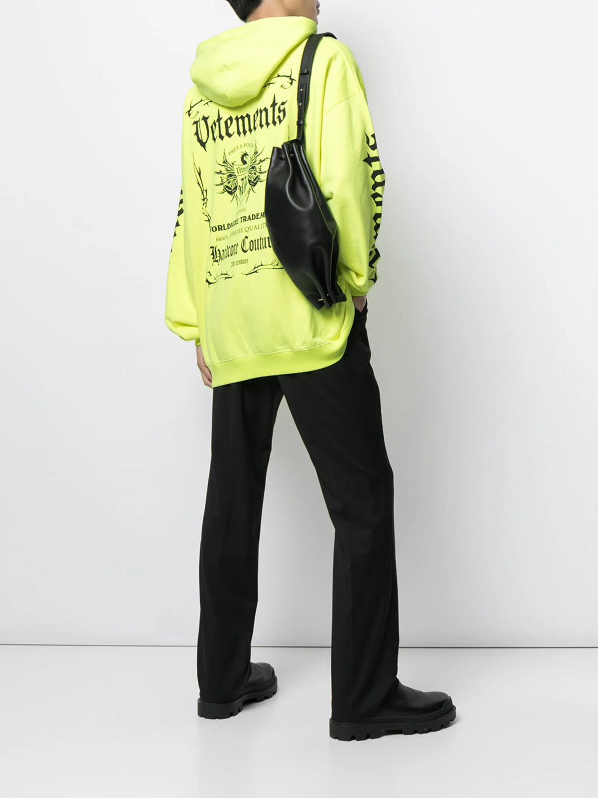 Vetements Logo-Print Pullover Hoodie