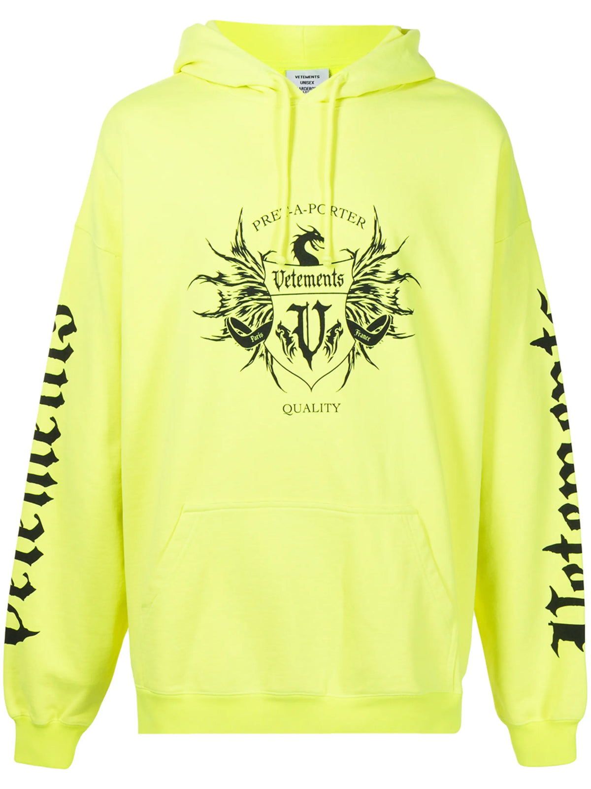 Vetements Logo-Print Pullover Hoodie