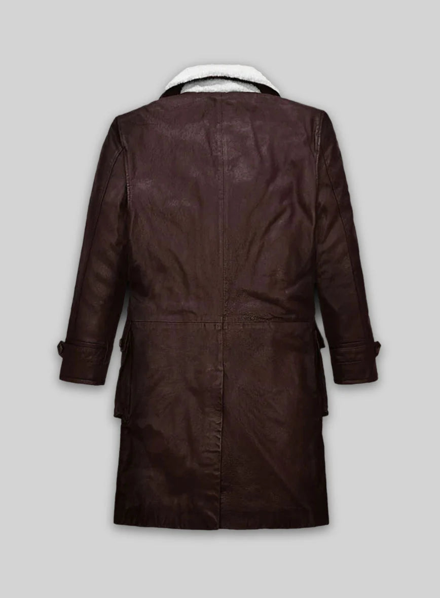 Tom Hardy The Dark Knight Rises Leather Trench Coat