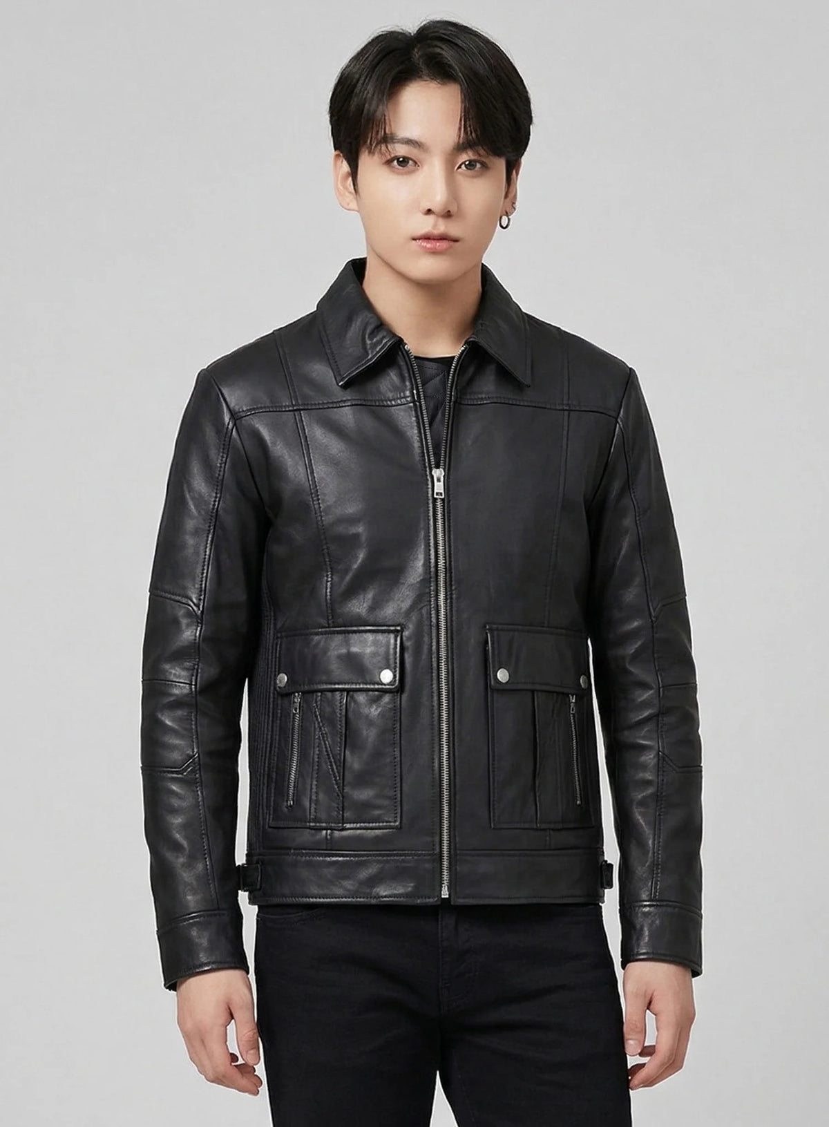 Jungkook Leather Jacket #1