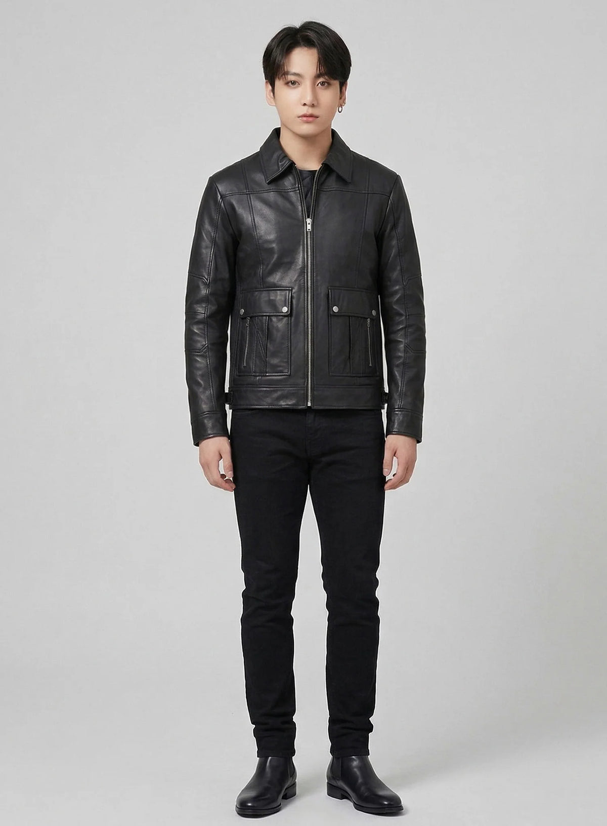 Jungkook Leather Jacket #1