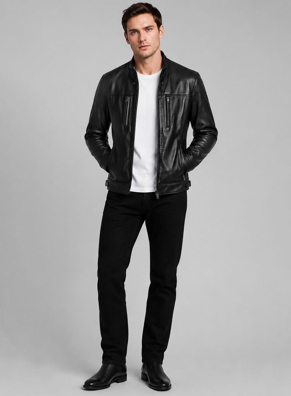 Nicholas Hoult Leather Jacket