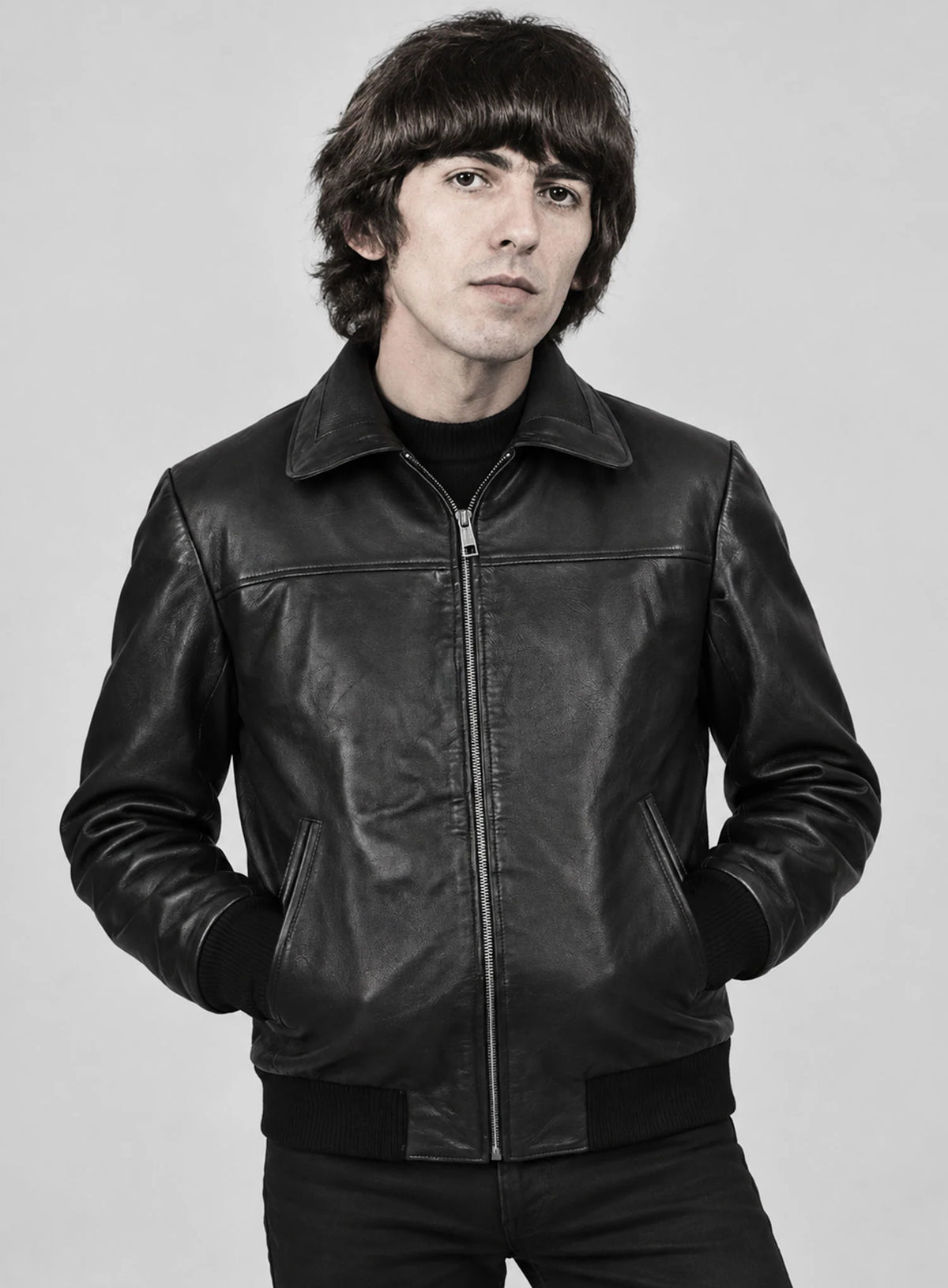George Harrison (The Beatles) Leather Jacket
