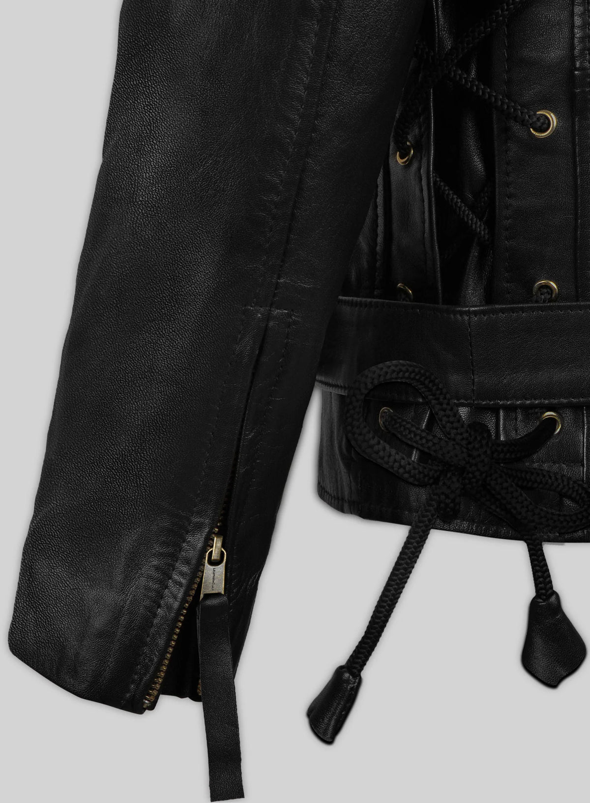 erminator 2 Arnold Schwarzenegger Leather Jacket – T-800 Black Biker Movie Replica