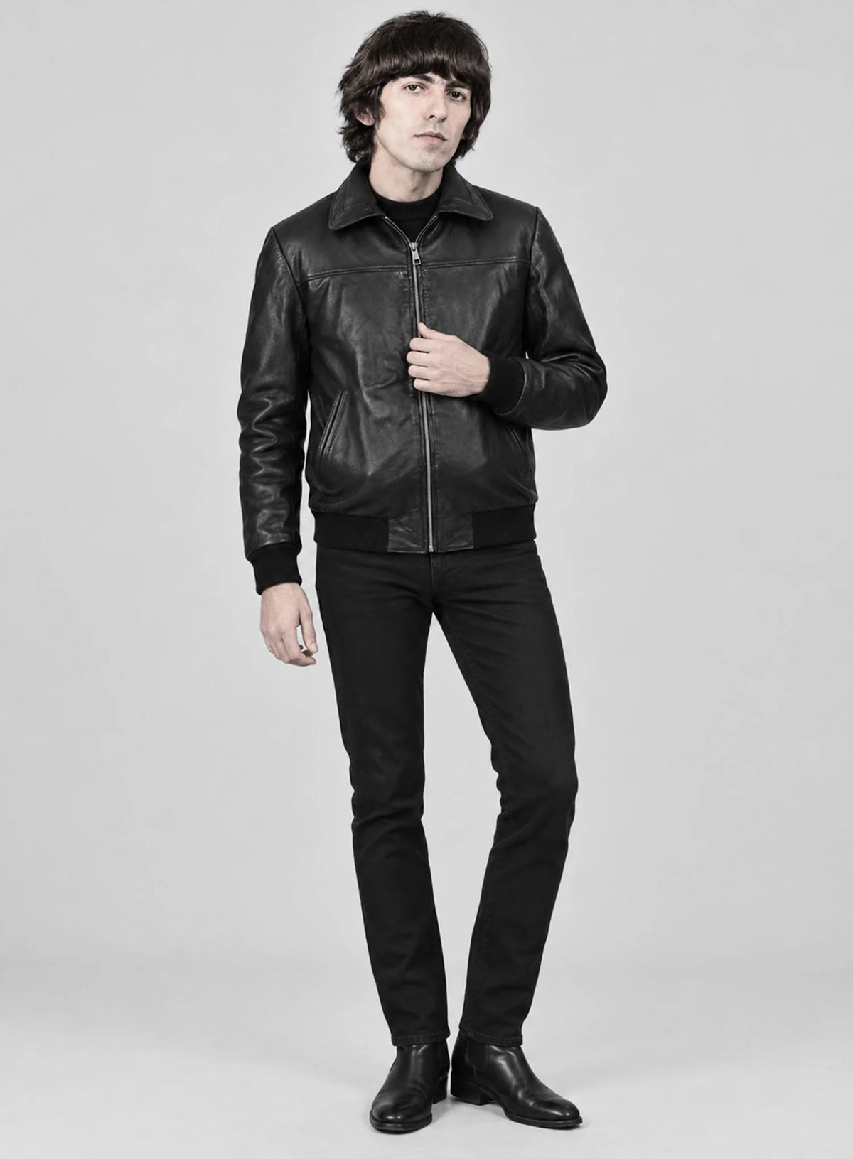 George Harrison (The Beatles) Leather Jacket