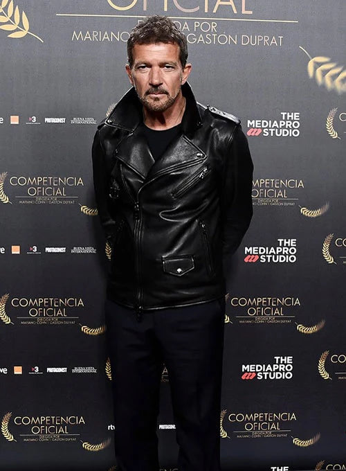 Antonio Banderas Leather Jacket #2