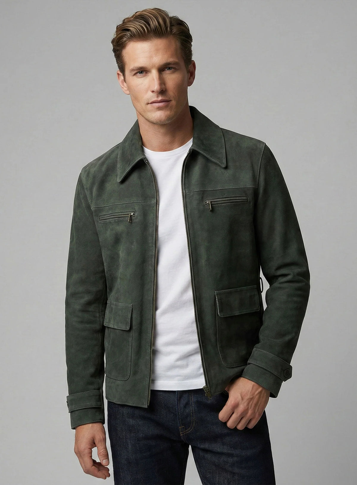 Daniel Craig Defiance Tan Leather Jacket