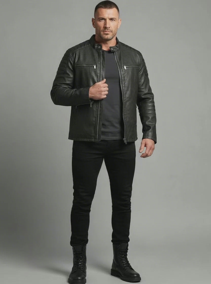 Scott Adkins Accident Man Leather Jacket