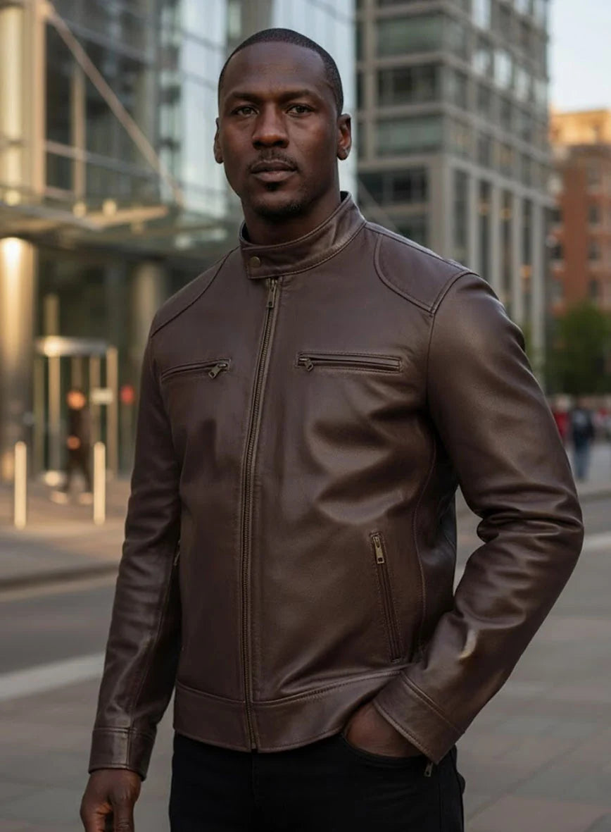 Michael Jordan Leather Jacket