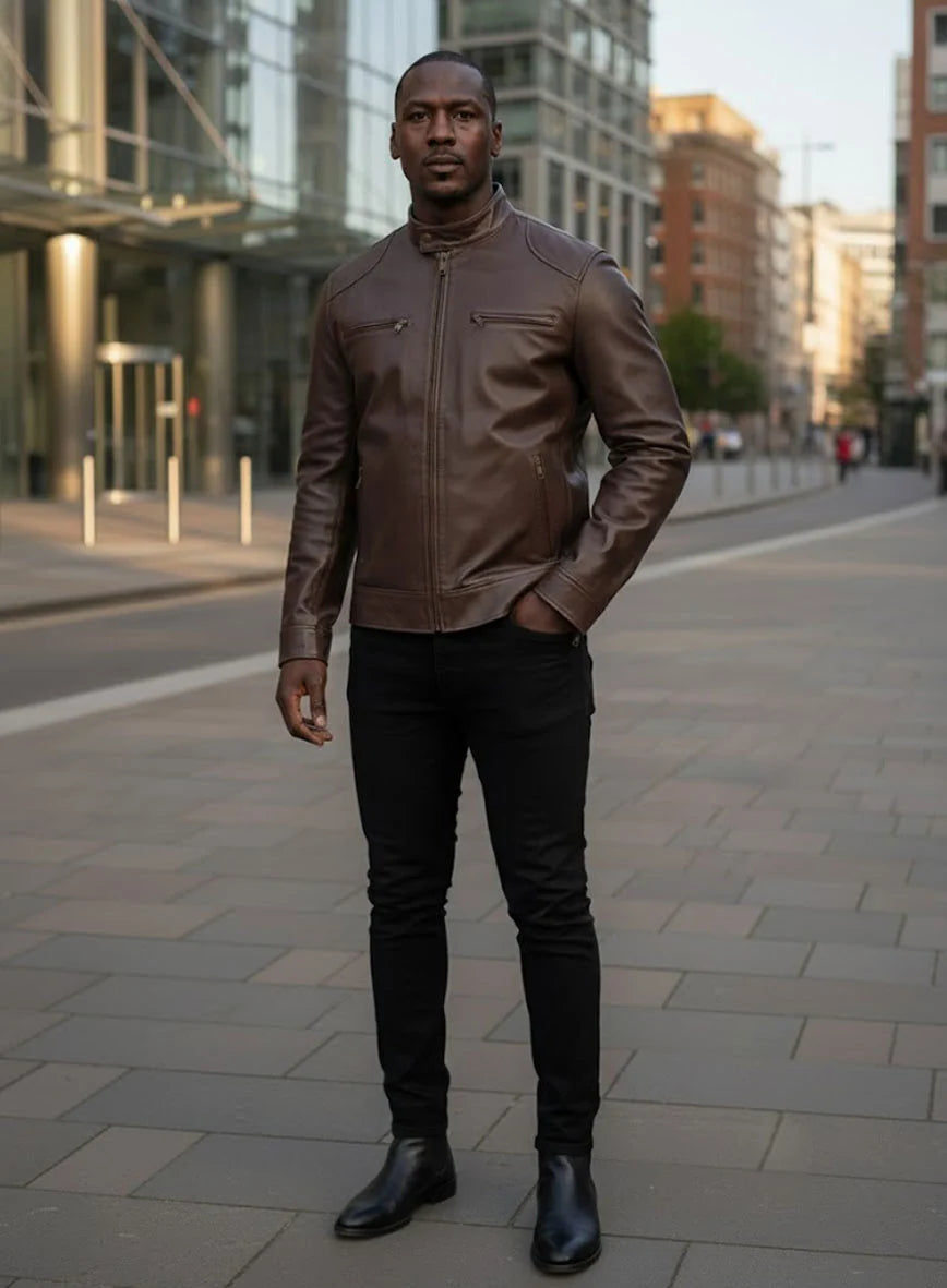 Michael Jordan Leather Jacket