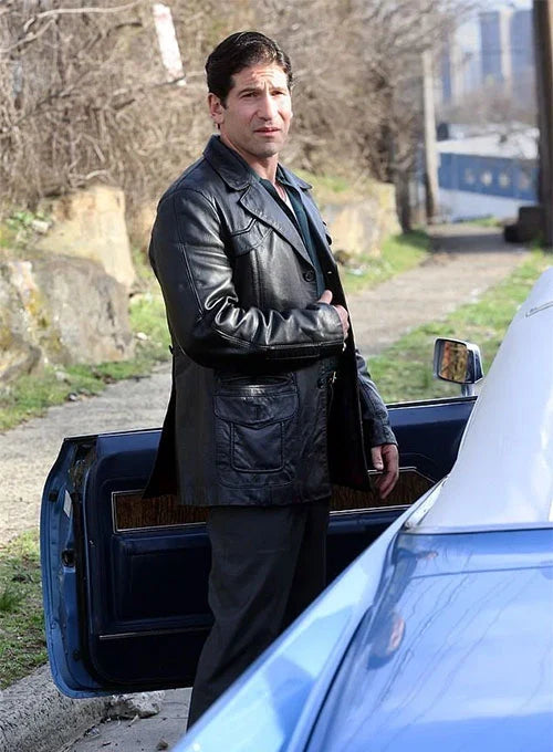 Jon Bernthal The Many Saints of Newark Leather Trench Coat