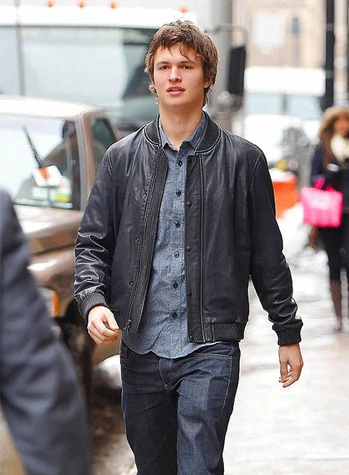 Ansel Elgort Leather Jacket - Iron Crest Leather