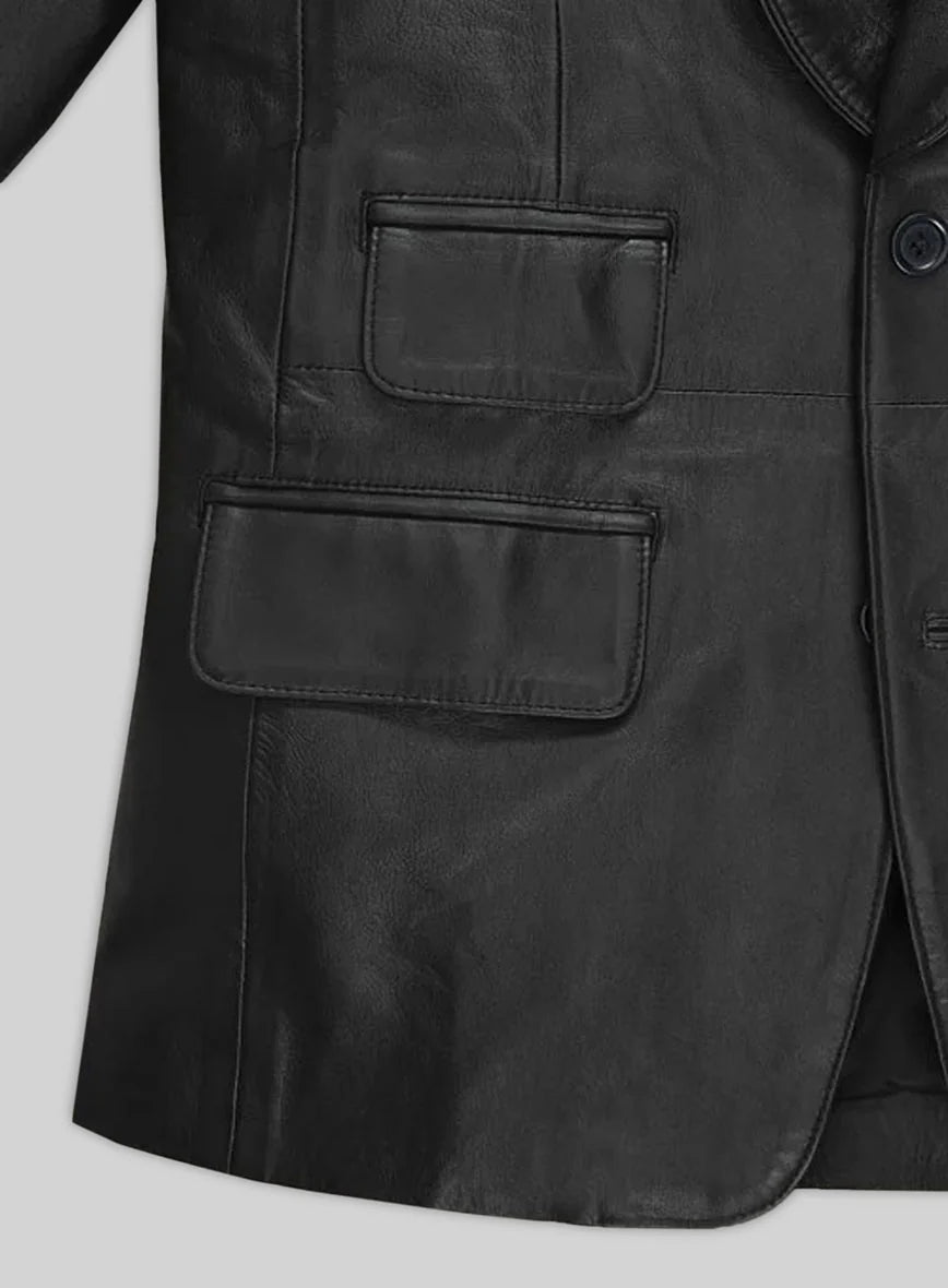 Jeff Goldblum Lost World Jurassic Park Leather Blazer