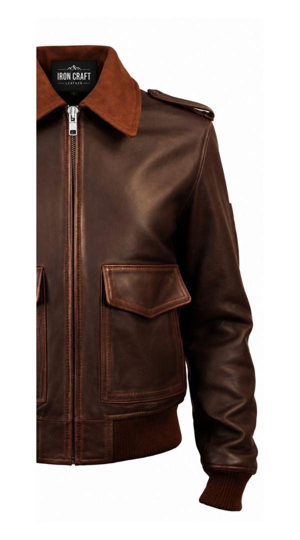 Women Aviators' Leather Bomber Jacket – Vintage Aviator Style
