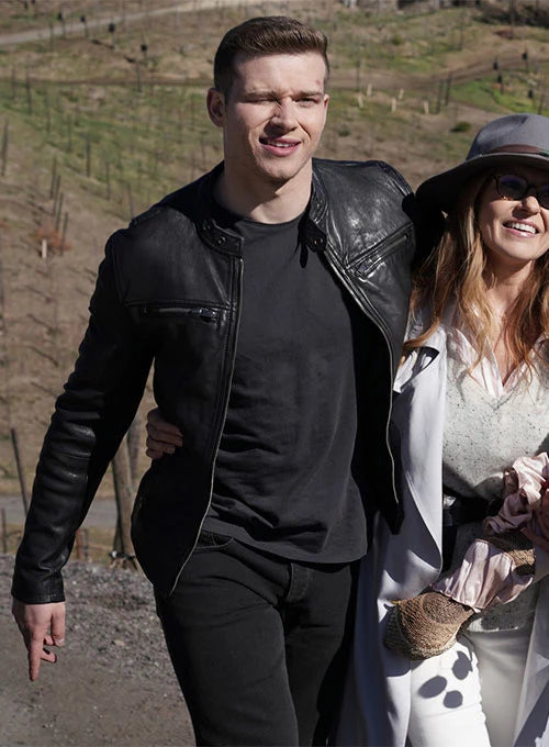 Oliver Stark 9-1-1 Leather Jacket