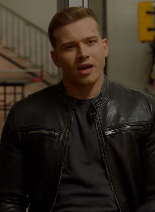 Oliver Stark 9-1-1 Leather Jacket