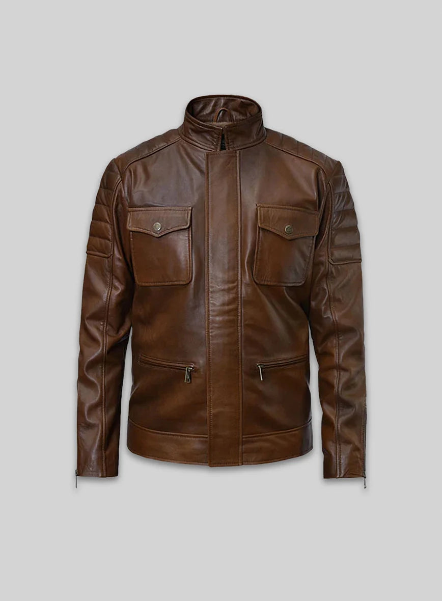 Frank Grillo Boss Level Leather Jacket