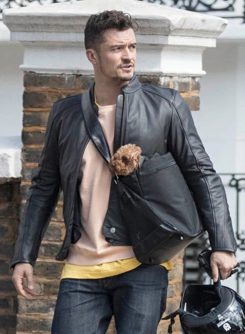 Orlando Bloom Leather Jacket - Iron Crest Leather