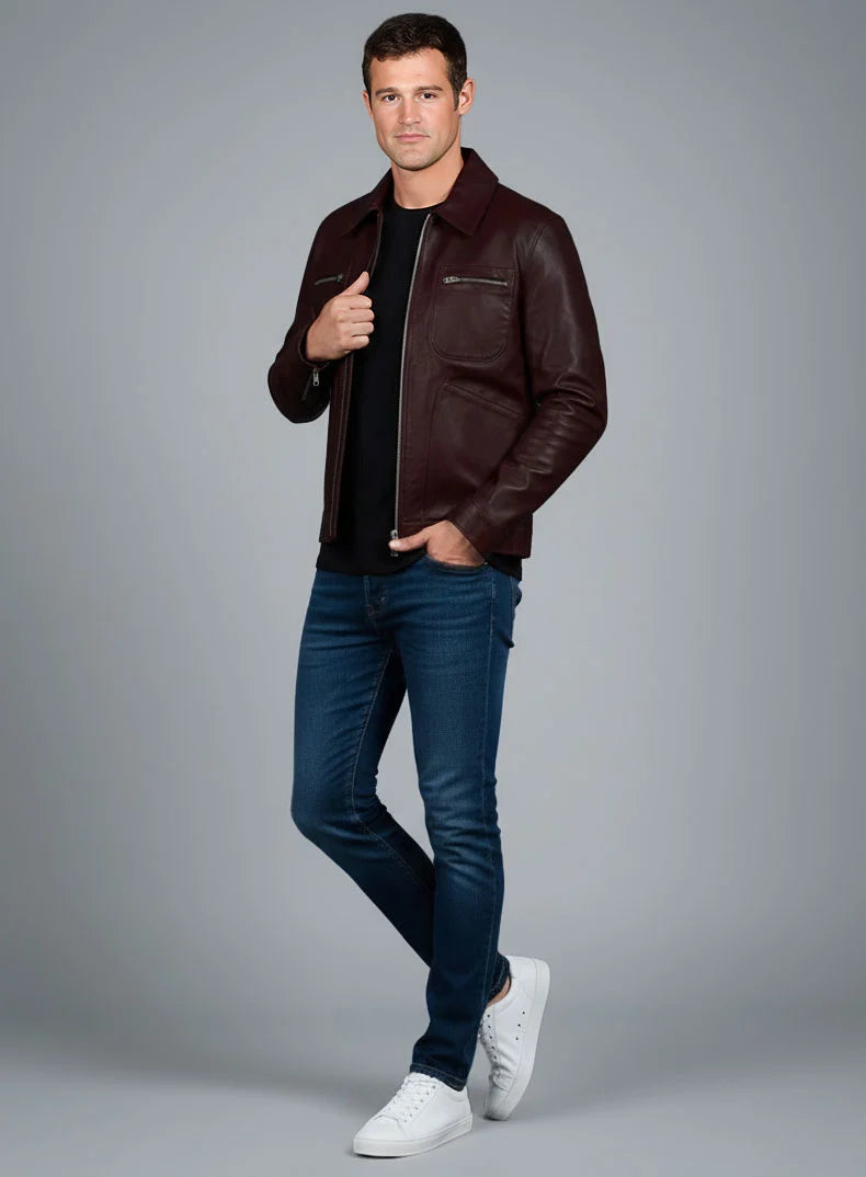Jake Picking Leather Jacket