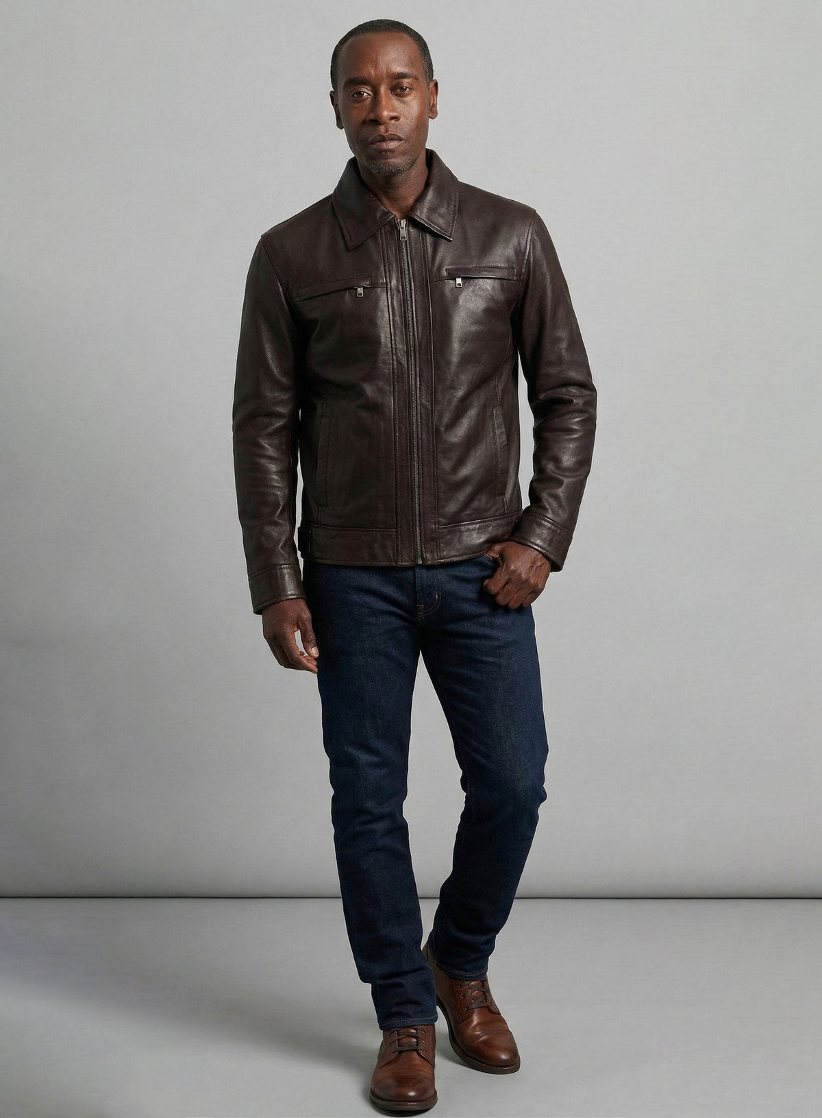 Don Cheadle Traitor Leather Jacket