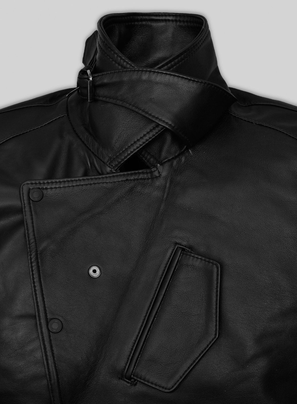 Brian Gleeson Peaky Blinders Leather Long Coat