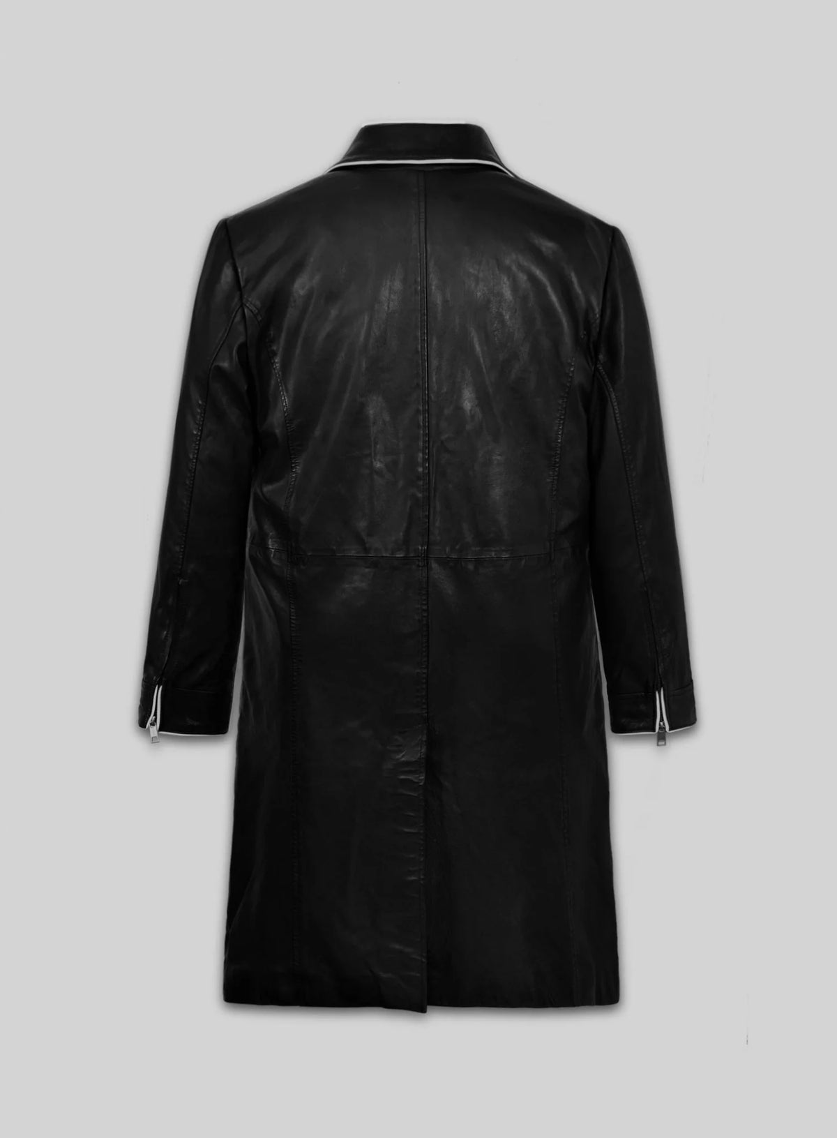 Cillian Murphy In Time Leather Long Coat