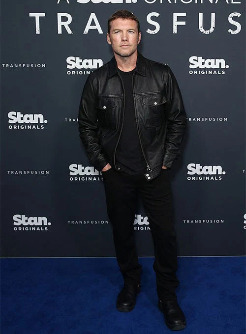 Sam Worthington Leather Jacket #2