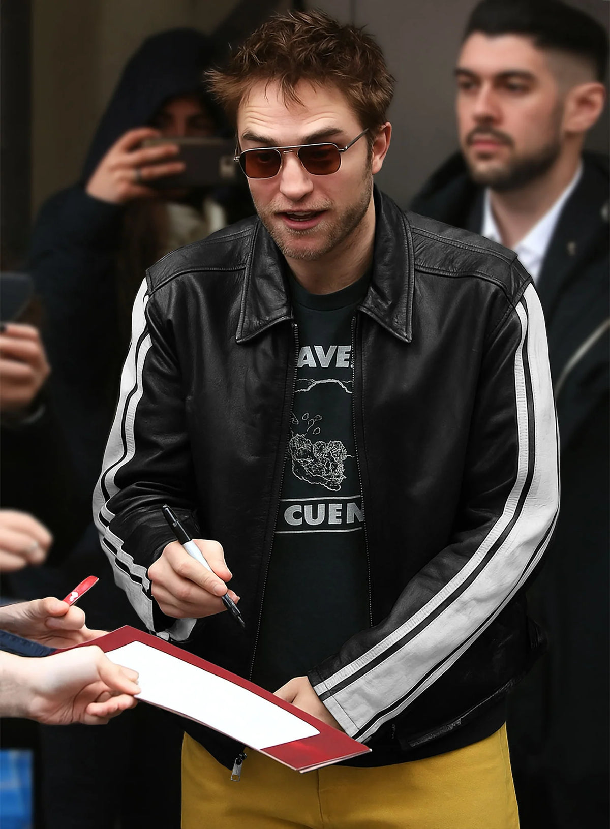 Robert Pattinson Leather Jacket #2
