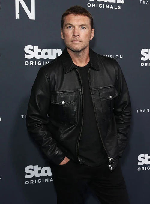 Sam Worthington Leather Jacket #2