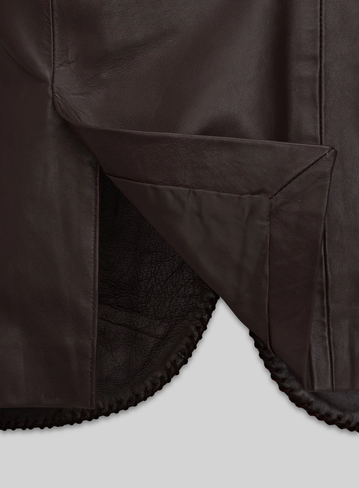 Michael Shannon Elvis &amp; Nixon Leather Blazer