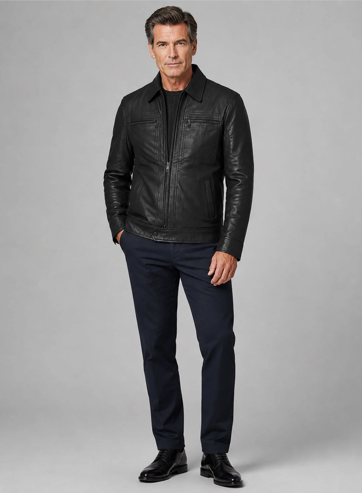 Pierce Brosnan The Out-Laws Leather Jacket