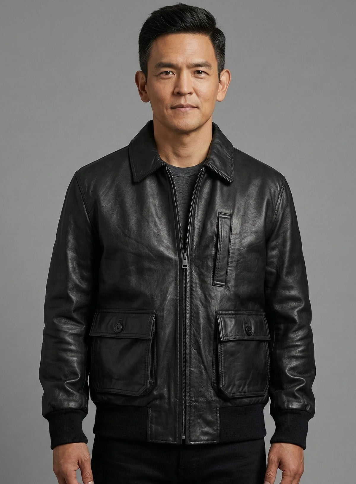 John Cho Leather Jacket - Iron Crest Leather
