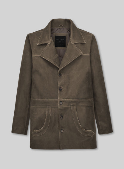 James Franco The Deuce Leather Trench Coat