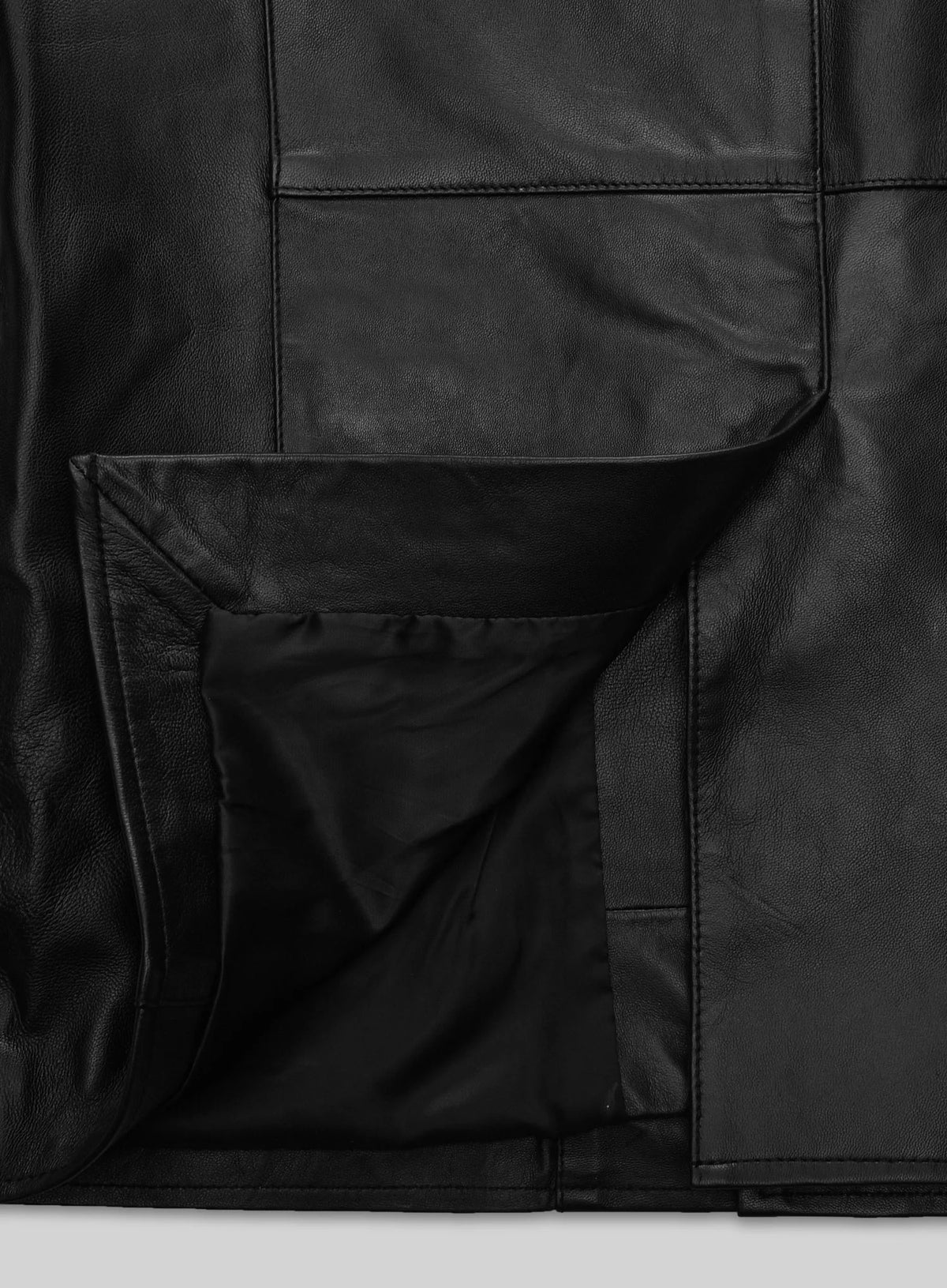 Brad Pitt Se7en Leather Trench Coat
