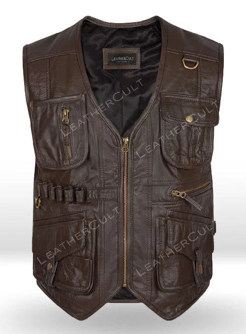 Chris Pratt Jurassic World Fallen Kingdom Leather Vest