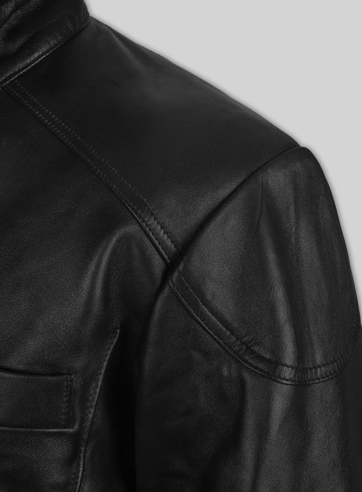 Hugh Jackman Real Steel Leather Jacket