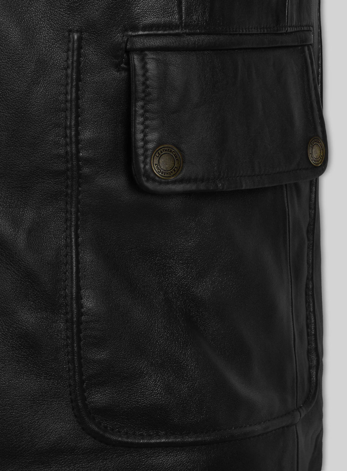 Hugh Jackman Real Steel Leather Jacket