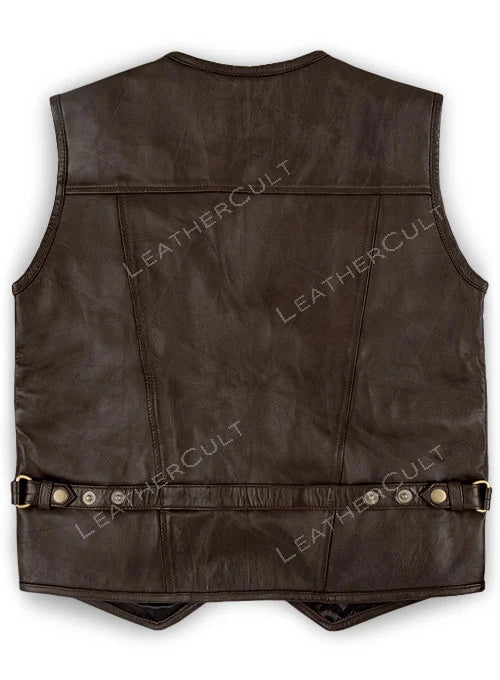 Chris Pratt Jurassic World Fallen Kingdom Leather Vest