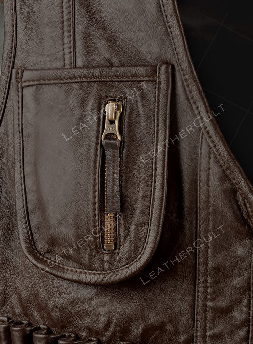 Chris Pratt Jurassic World Fallen Kingdom Leather Vest