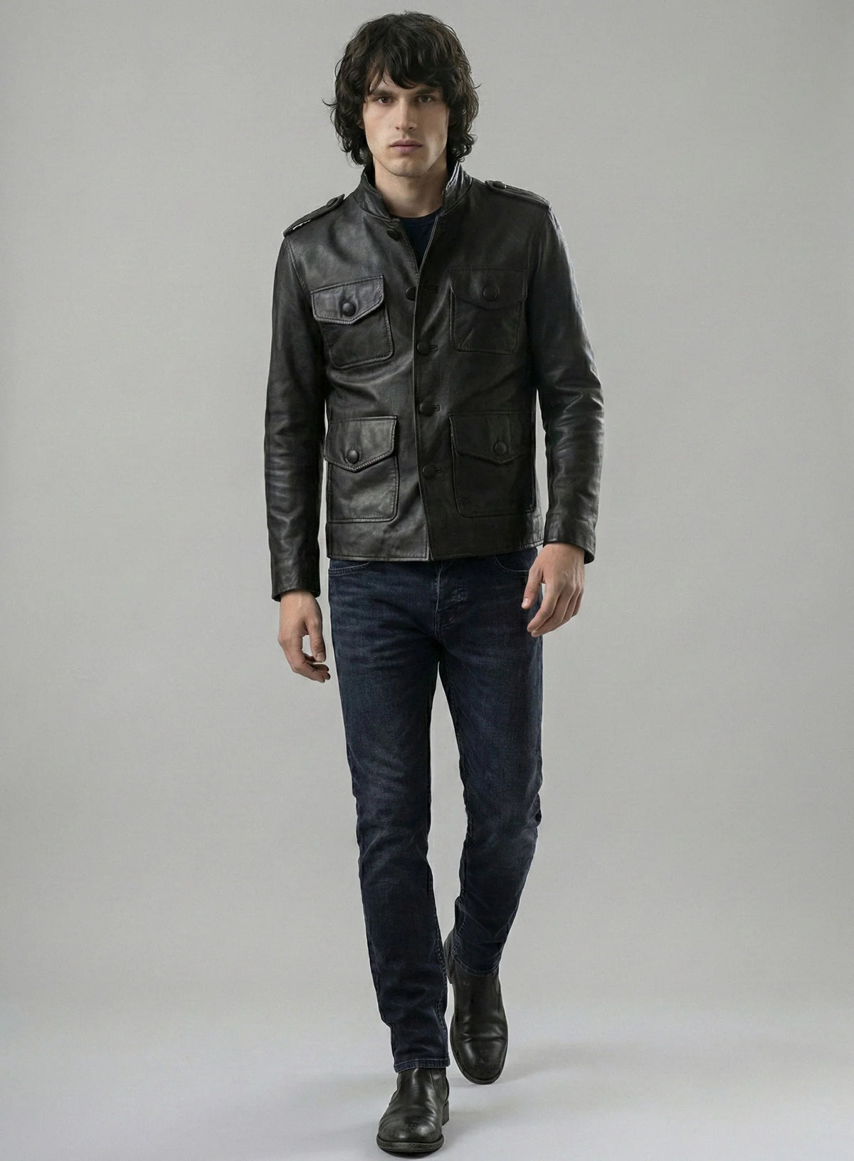 Jim Morrison Leather Jacket #2