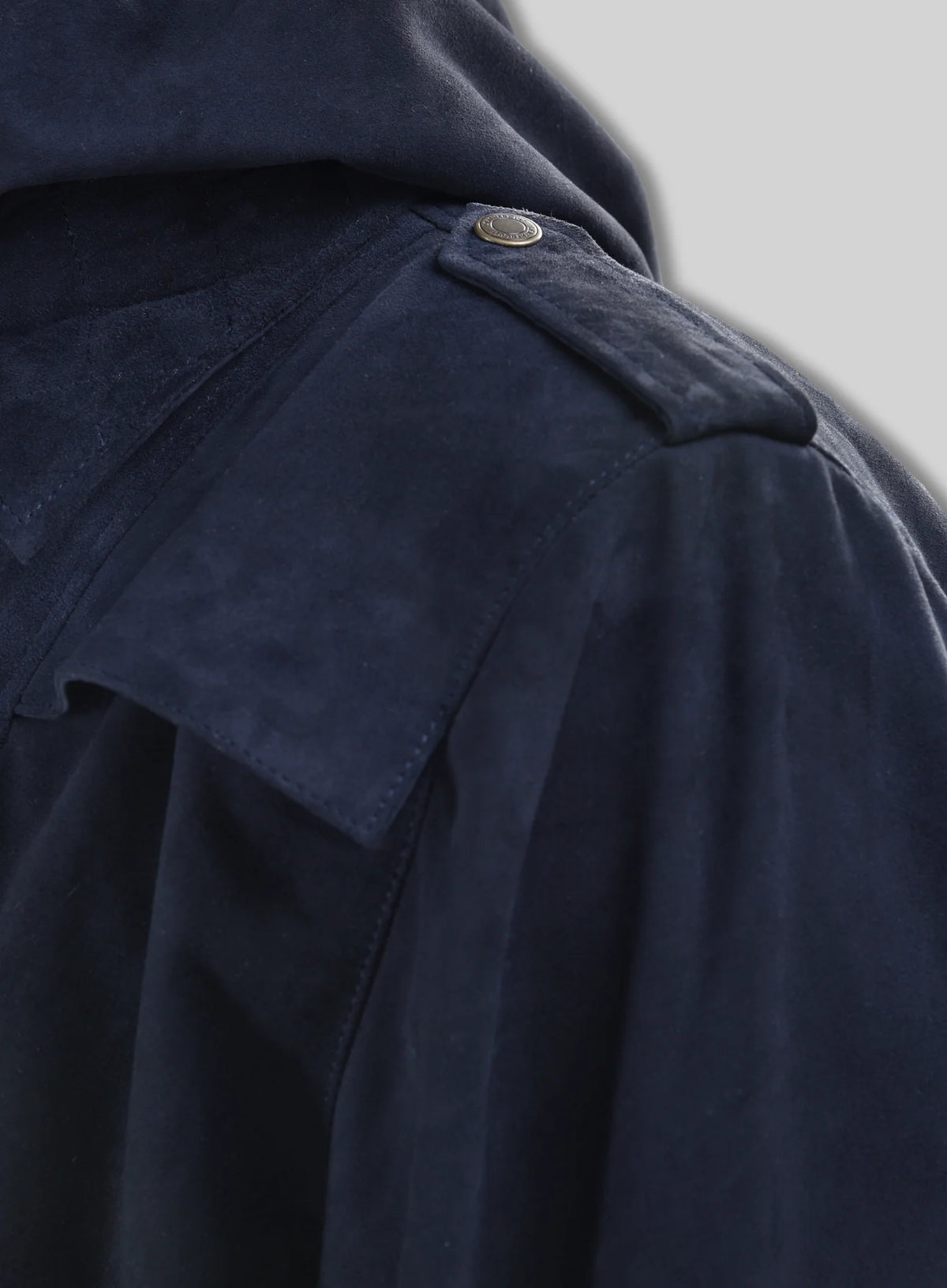 Dark Blue Suede Assassin's Creed Jacob Frye Leather Long Coat