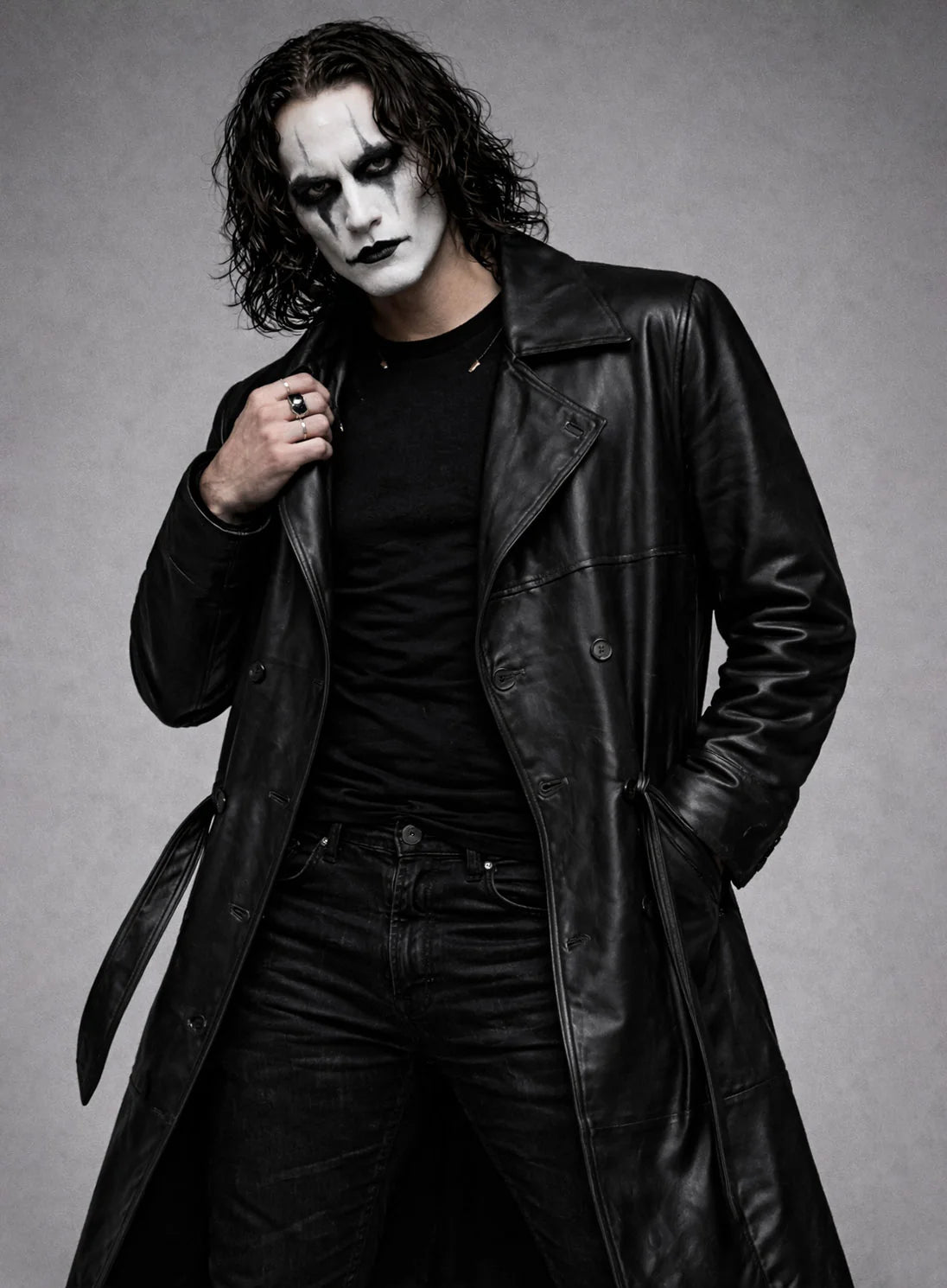 Brandon Lee The Crow Leather Coat