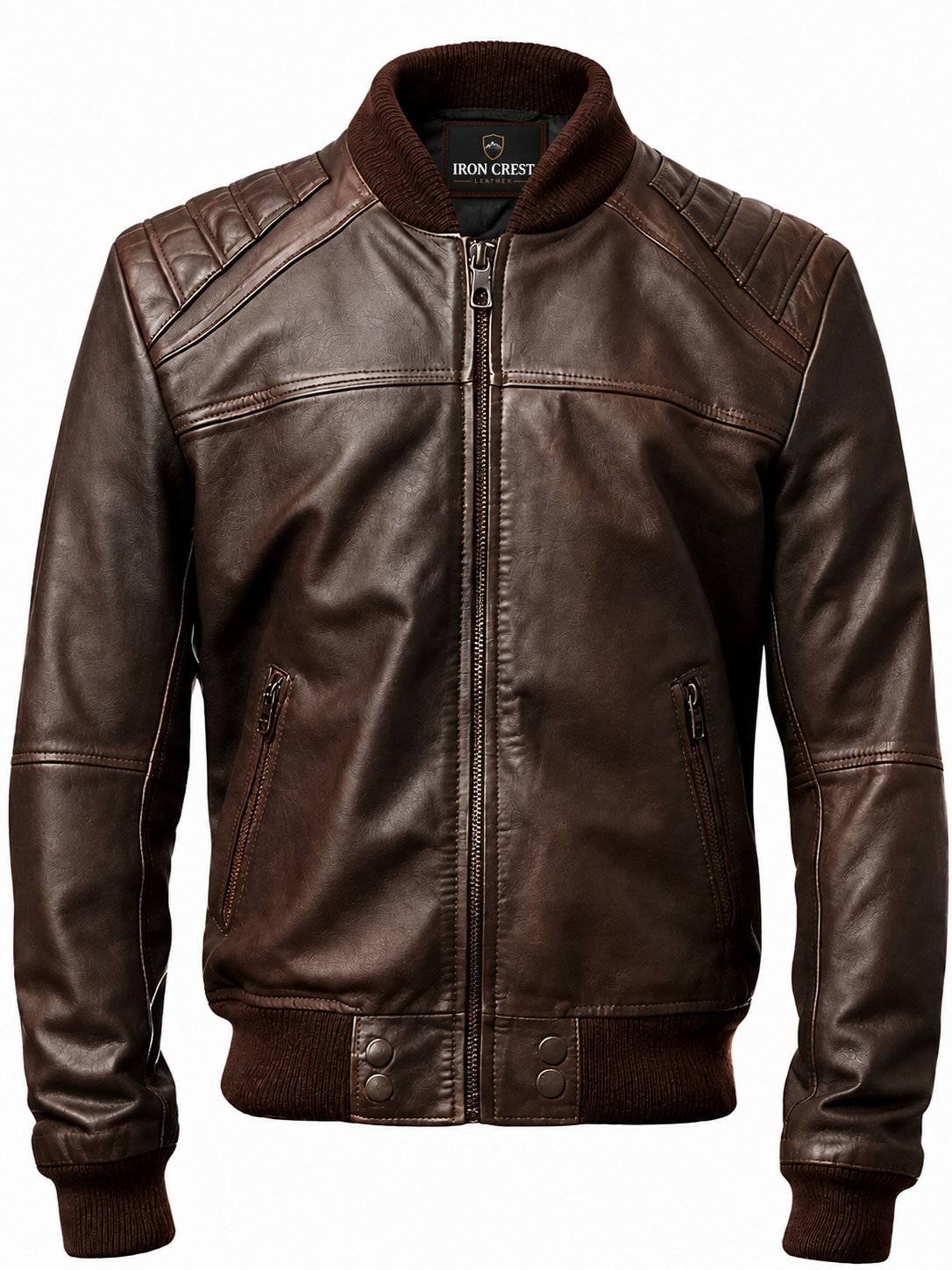 Men’s Dark Brown Leather Jacket