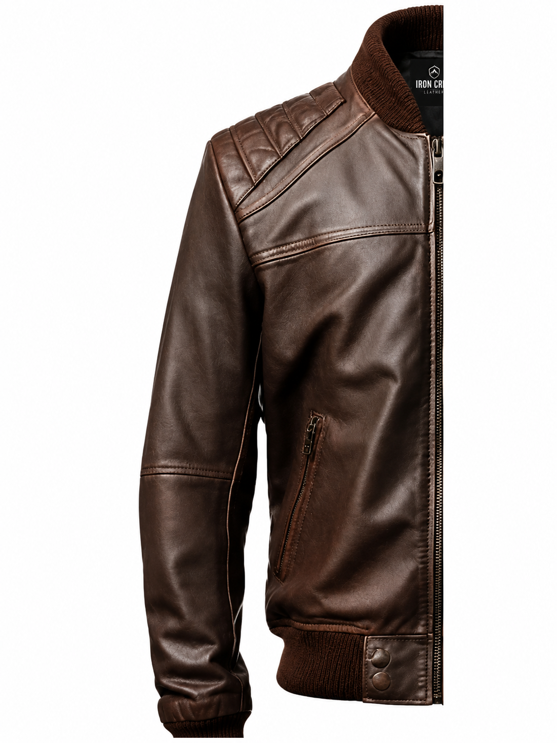 Men’s Dark Brown Leather Jacket